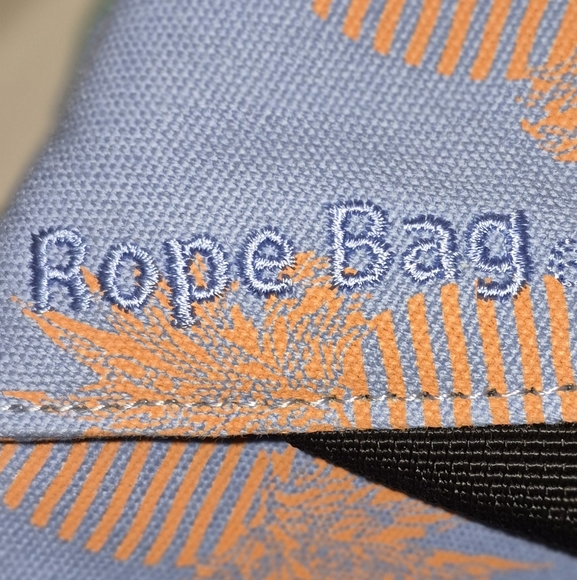 KAVU Rope Bag with Blue and Orange Pattern - Picture 2 of 7